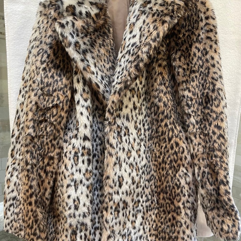 Leopard Faux Fur Jacket